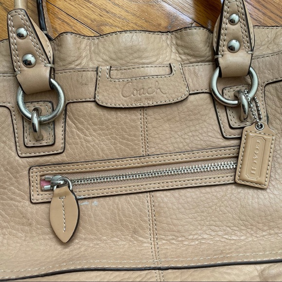 Coach Leather Ruffle Shoulder Bag - Picture 4 of 16